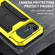 iPhone 14 R-JUST Shockproof Life Waterproof Dust-proof Case  - Yellow