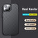 iPhone 14 wlons Magsafe Carbon Fiber Kevlar TPU Phone Case - Black