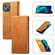 iPhone 14 Plus LC.IMEEKE Strong Magnetic Leather Phone Case with Holder & Card Slots & Wallet  - Brown