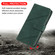 iPhone 14 Plus Skin Feel Multi-card Wallet Leather Phone Case - Green