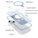 iPhone 14 Plus MagSafe Magnetic Multifunctional Holder Phone Case - Transparent