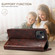 iPhone 14 Plus Baroque Simple Flip Leather Phone Case - Dark Brown