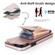 iPhone 14 Plus Anti-theft RFID Card Slot Phone Case - Rose Gold