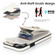 iPhone 14 Plus Anti-theft RFID Card Slot Phone Case - Beige