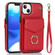 iPhone 14 Plus Anti-theft RFID Card Slot Phone Case - Red