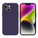 iPhone 14 Plus Liquid Silicone MagSafe Precision Hole Phone Case - Dark Purple