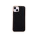 iPhone 14 Plus Nano Electroplating Cross Texture Genuine Leather Phone Case - Black