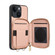 iPhone 14 Plus Zipper Card Slot Phone Case - Pink