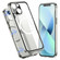iPhone 14 Plus 360 Full Body Magnetic Frosted Magsafe Phone Case - Silver