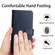 iPhone 14 Plus Genuine Leather Fingerprint-proof Horizontal Flip Phone Case   - Blue