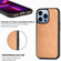 iPhone 13 Pro Max Wood Veneer TPU Shockproof Phone Case  - Cherry Wood