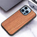 iPhone 13 Pro Max Wood Veneer TPU Shockproof Phone Case  - Palisander