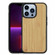 iPhone 13 Pro Max Wood Veneer TPU Shockproof Phone Case  - Bamboo