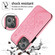 iPhone 13 Pro Max Butterflies Flowers Double Buckle PU + TPU Protective Case with Holder & Card Slots & Photo Frame  - Red