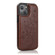 iPhone 13 Pro Max Butterflies Flowers Double Buckle PU + TPU Protective Case with Holder & Card Slots & Photo Frame  - Brown