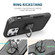 iPhone 13 Pro Max 3 in 1 PC + TPU Phone Case with Ring Holder  - Black