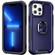 iPhone 13 Pro Max 3 in 1 PC + TPU Phone Case with Ring Holder  - Navy Blue