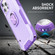 iPhone 13 Pro Max 3 in 1 PC + TPU Phone Case with Ring Holder  - Purple