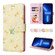 iPhone 13 Pro Max Bronzing Painting RFID Leather Case  - Yellow Daisy