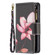 iPhone 13 Pro Max Colored Drawing Pattern Zipper Horizontal Flip Leather Case with Holder & Card Slots & Wallet  - Lotus