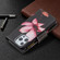 iPhone 13 Pro Max Colored Drawing Pattern Zipper Horizontal Flip Leather Case with Holder & Card Slots & Wallet  - Lotus