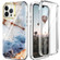 iPhone 13 Pro Max 360 Full Body Painted Phone Case  - Marble L07