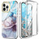 iPhone 13 Pro Max 360 Full Body Painted Phone Case  - Marble L11