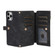 iPhone 13 Pro Max Dream 9-Card Wallet Zipper Bag Leather Phone Case - Black