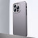 iPhone 13 Pro Max Frosted Metal Material Phone Case with Lens Protection - Grey
