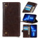 iPhone 13 Pro Max Copper Buckle Nappa Texture Horizontal Flip Leather Case with Holder & Card Slots & Wallet  - Coffee