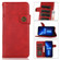 iPhone 13 Pro Max KHAZNEH Dual-Splicing Cowhide Texture Horizontal Flip Leather Case with Holder & Card Slots & Wallet & Lanyard  - Red