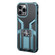 iPhone 13 Pro Max WK WTP-013 Shockproof PC + TPU Phone Case with Metal Holder  - Deep Blue