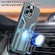 iPhone 13 Pro Max WK WTP-013 Shockproof PC + TPU Phone Case with Metal Holder  - Deep Blue