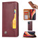 iPhone 13 Pro Max Knead Skin Texture Horizontal Flip Leather Case with Photo Frame & Holder & Card Slots & Wallet  - Wine Red
