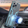 iPhone 13 Pro Max WK WTP-013 Shockproof PC + TPU Phone Case with Metal Holder  - Malachite Green