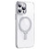 iPhone 13 Pro Max Skin Feel MagSafe Shockproof Phone Case with Holder - White