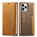 iPhone 13 Pro Max LC.IMEEKE LC-001 Series PU + TPU Color Matching Frosted Horizontal Flip Leather Case with Holder & Card Slot  - Brown