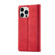 iPhone 13 Pro Max LC.IMEEKE Strong Magnetic PU + Matte TPU Horizontal Flip Leather Case with Holder & Card Slots & Wallet iPhone 13 Pro - Red