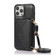 iPhone 13 Pro Max Multi-functional Cross-body Card Bag TPU+PU Back Cover Case with Holder & Card Slot & Wallet  - Black