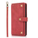 iPhone 13 Pro Max PU + TPU Horizontal Flip Leather Case with Holder & Card Slot & Wallet & Lanyard  - Wine Red