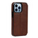 iPhone 13 Pro Max Knight Magnetic Suction Leather Phone Case  - Brown
