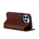 iPhone 13 Pro Max Knight Magnetic Suction Leather Phone Case  - Brown