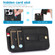 iPhone 13 Pro Max Wristband Kickstand Wallet Leather Phone Case  - Black