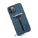 iPhone 13 Pro Max Denior DV Elastic Card PU Back Cover Phone Case - Blue