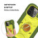 iPhone 13 Pro Max Shockproof Silicone + PC Protective Case with Dual-Ring Holder  - Avocado