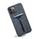 iPhone 13 Pro Max Denior DV Elastic Card PU Back Cover Phone Case - Grey