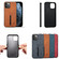 iPhone 13 Pro Max Denior DV Elastic Card PU Back Cover Phone Case - Red