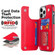 iPhone 13 Pro Max Double Buckle Rhombic PU Leather Phone Case - Red