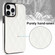iPhone 13 Pro Max Double Buckle Rhombic PU Leather Phone Case - White