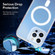 iPhone 13 Pro Max Cat-eye TPU + Acrylic Magsafe Phone Case  - Blue